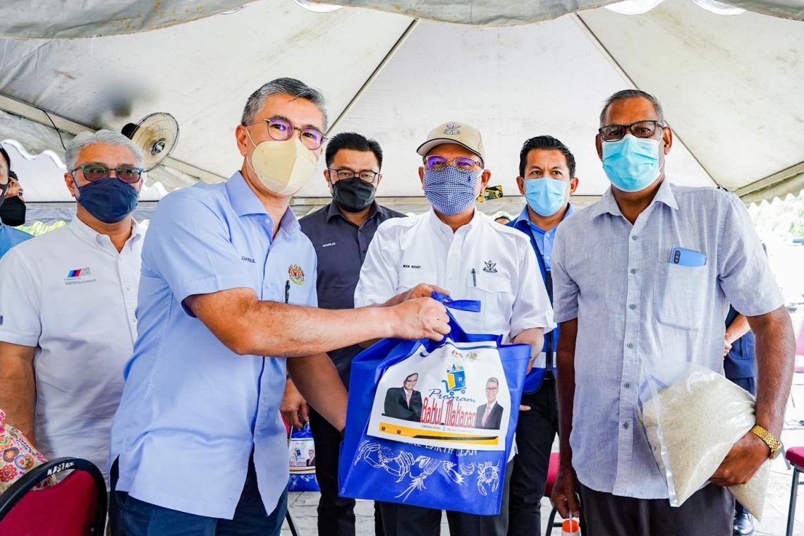 Sesi Turun Padang Program Bakul Makanan bersama JKDM di Temerloh, Pahang